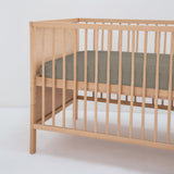 Baby Cot Natural Bamboo Sheet (Taupe) - Bedtribe