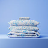 Iced Bamboo Sheets Set (Toile De Jouy) - Preorder